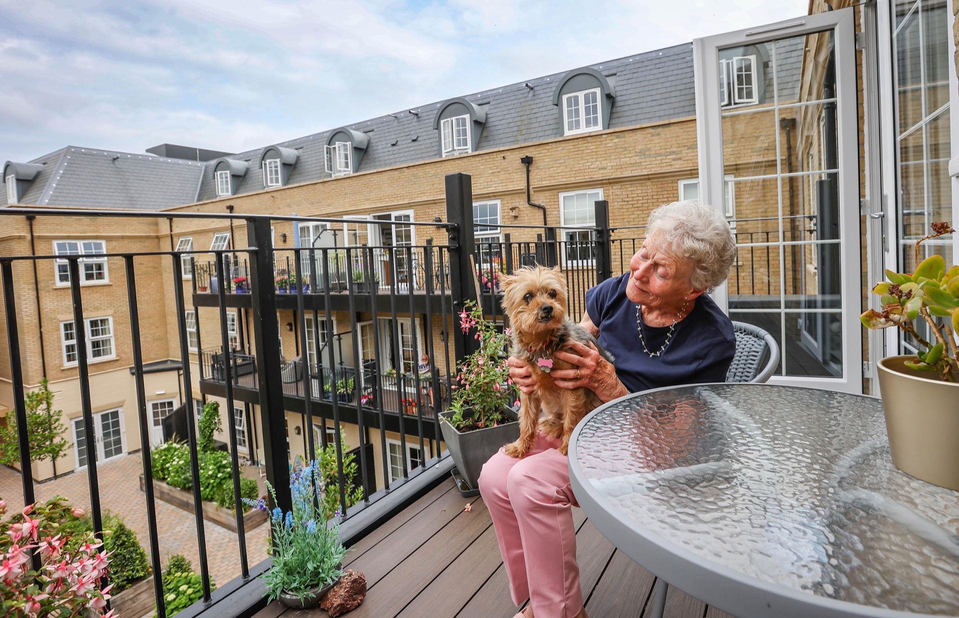 margaret with her dog