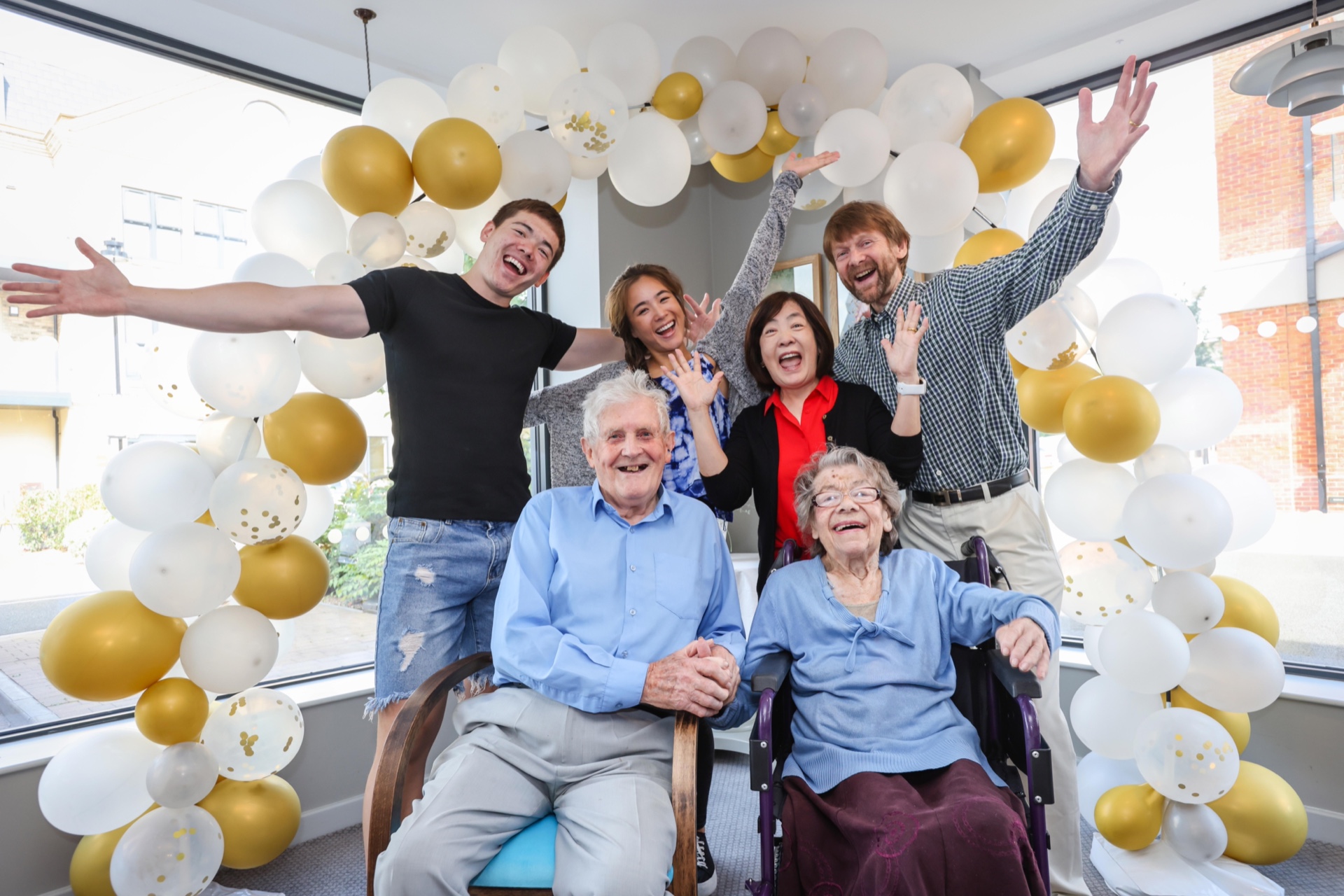 peter and jean with family
