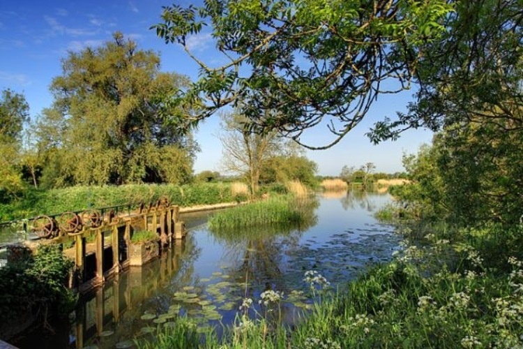 Cutt Mill on the river Stour in Dorset