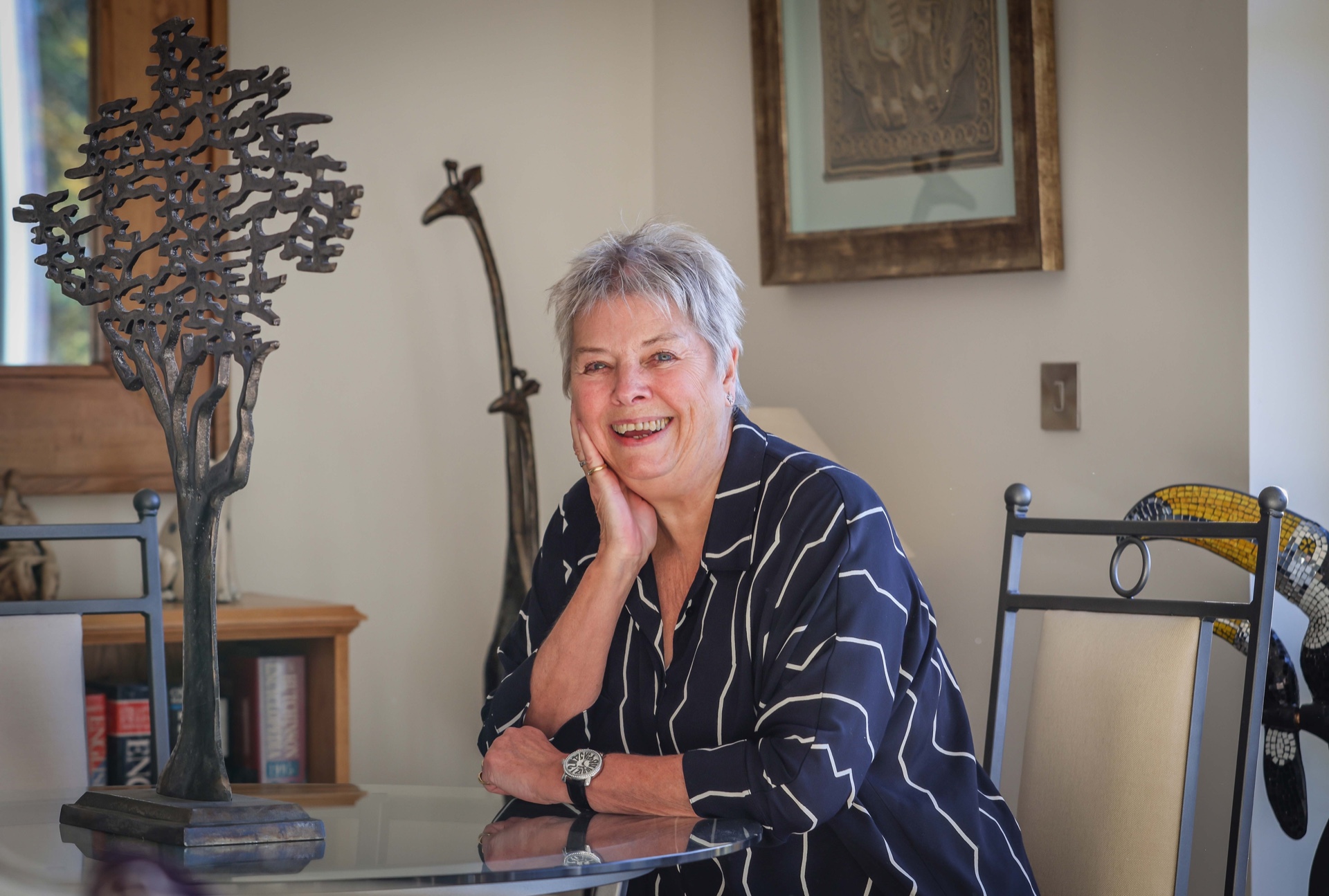 sally in her vista apartment