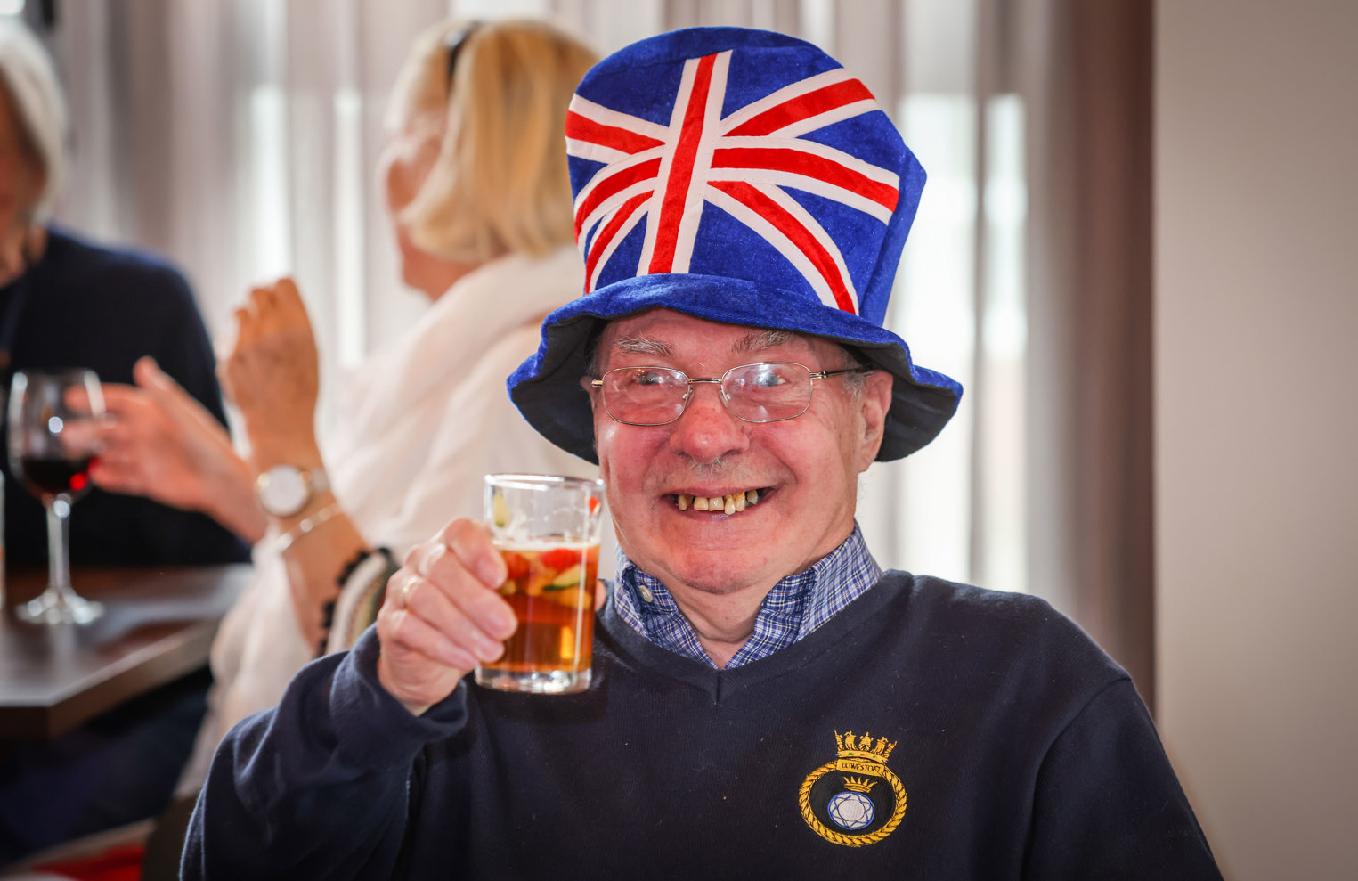 Ian Mackenzie enjoying the Platinum Jubilee celebrations