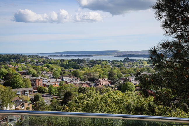 View of Poole Harbour and Brownsea Island from Platinum Skies Vista