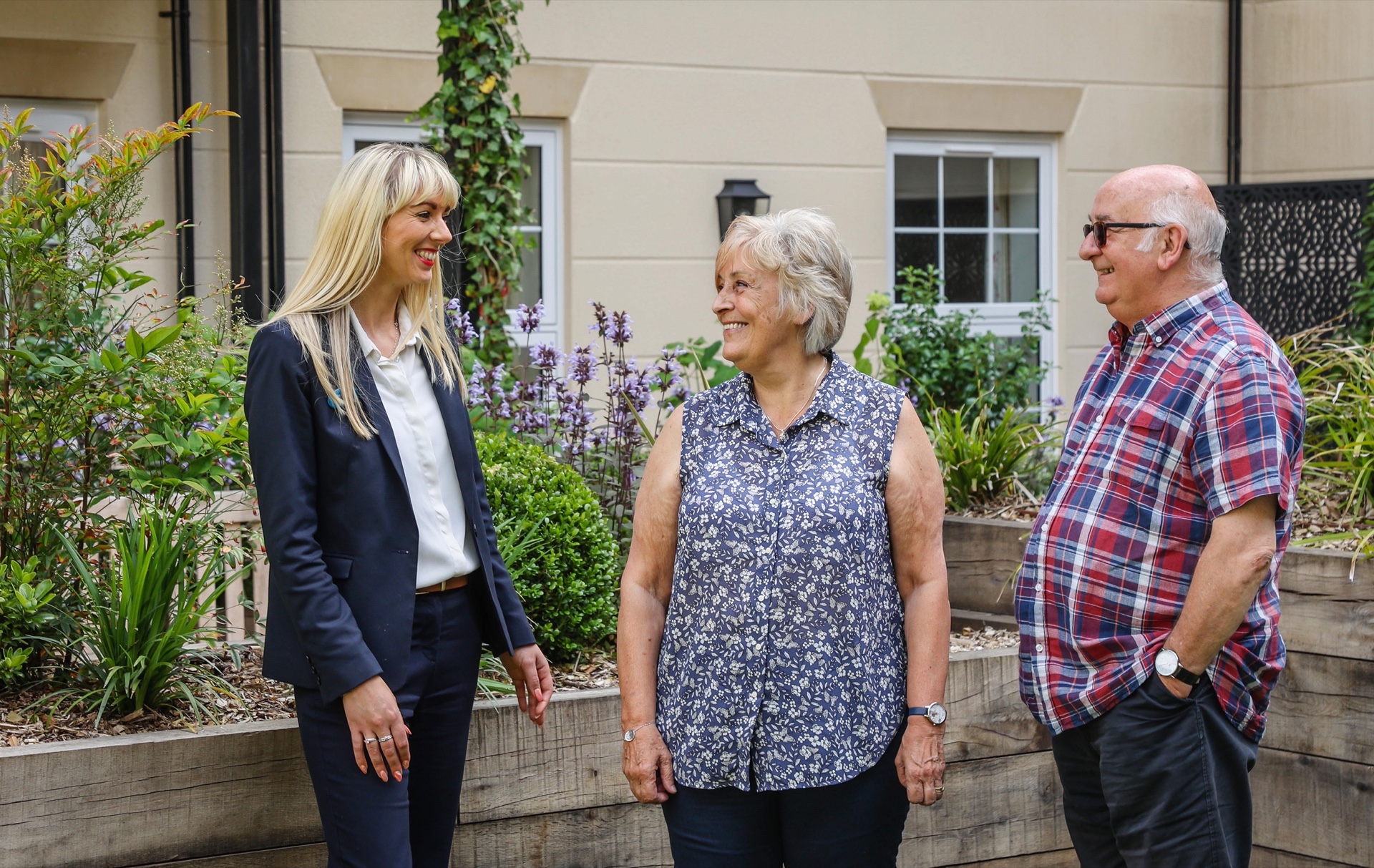 barry and avril druce with community manager